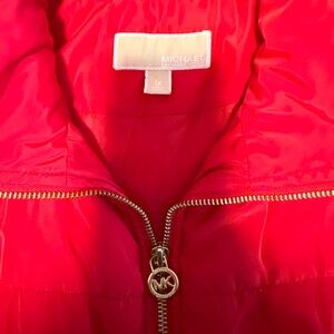 Michael Kors Women's‎ Red Puffer Vest